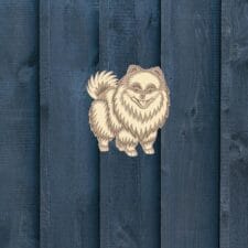 3D Layered Pomeranian Ornament