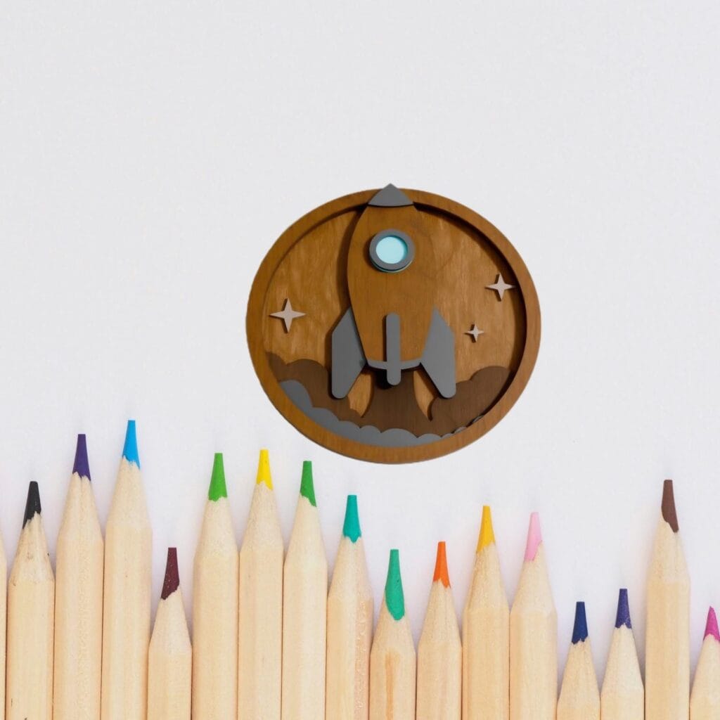 Kids Rocket Wall Art