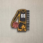 Custom Basketball Jersey & Shorts Sign – Personalized Sports Decor