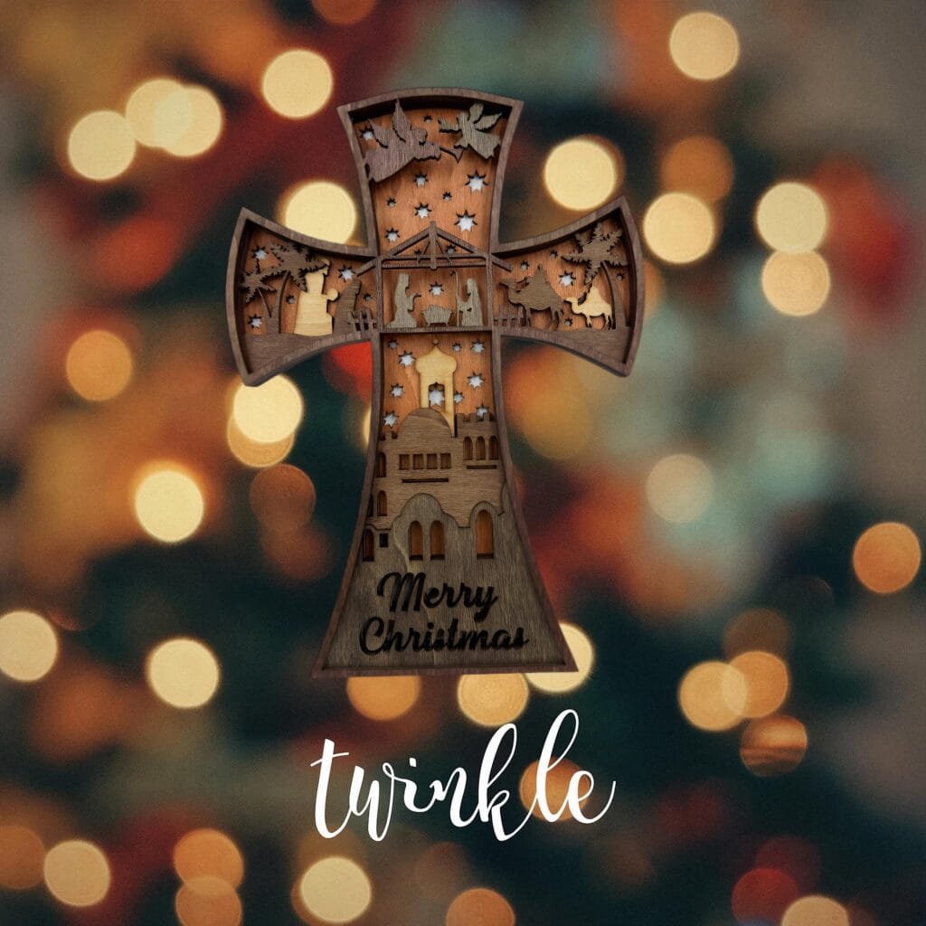 Christmas Nativity Cross