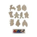 Paintable Christmas Tree Ornaments