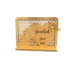 Personalized Laser Engraved Wedding Anniversary Display