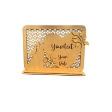 Personalized Laser Engraved Wedding Anniversary Display