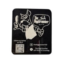 Custom Laser Engraved Sign on Granite Stand – Personalized Design + QR Code